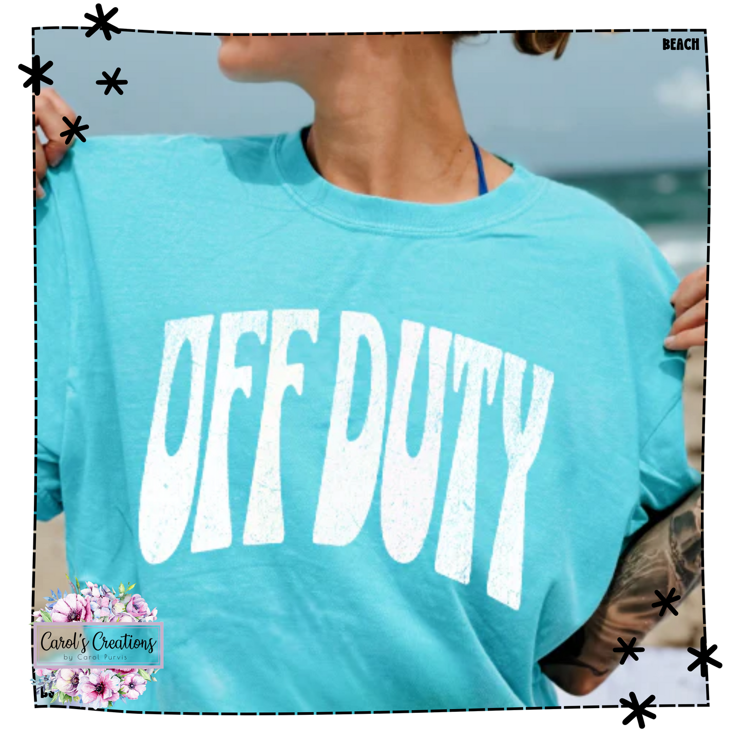 Arched Distressed Off Duty Adult