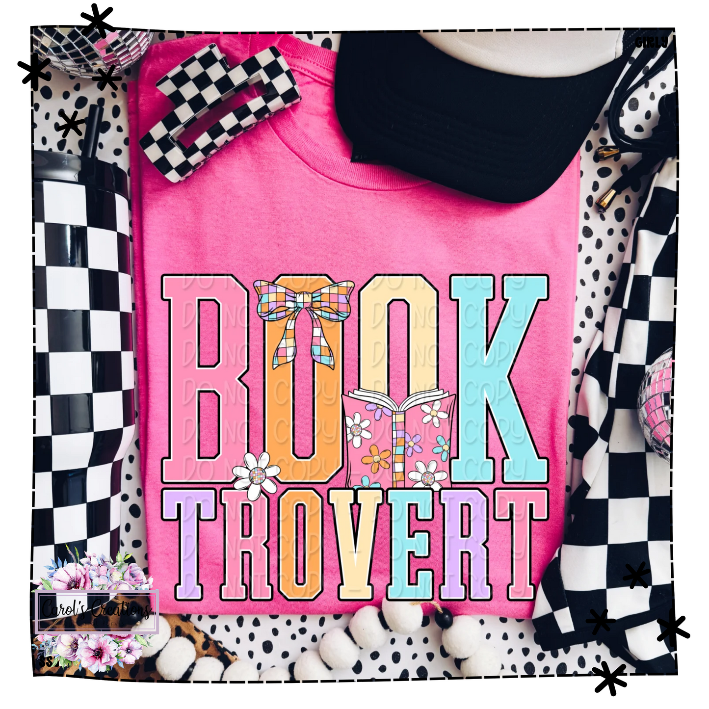 Booktrovert Pink Floral Adult