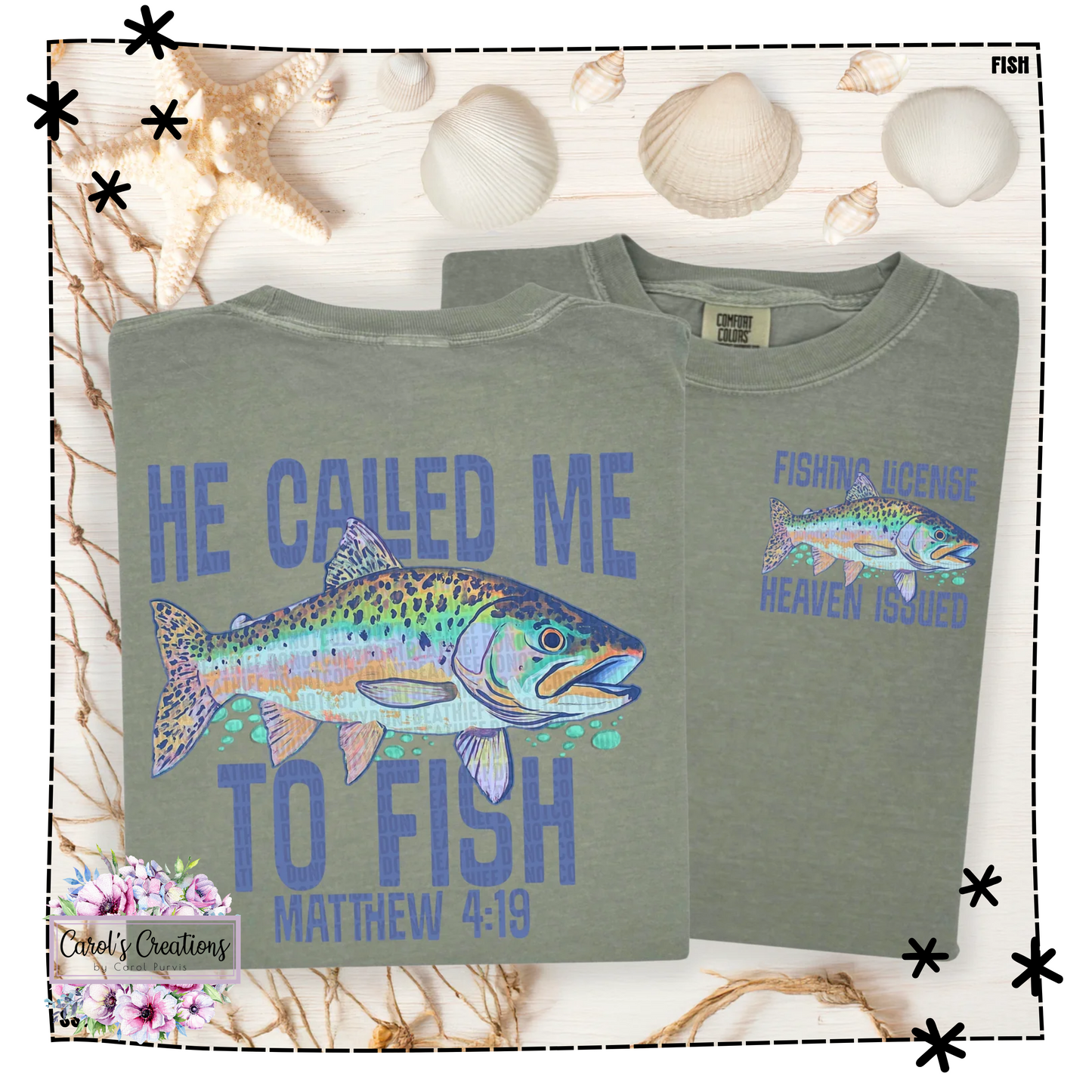 Called To Fish No Pink With Pocket Adult