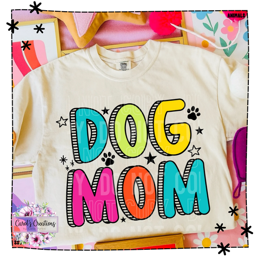 Dog Mom Bright Stars Adult