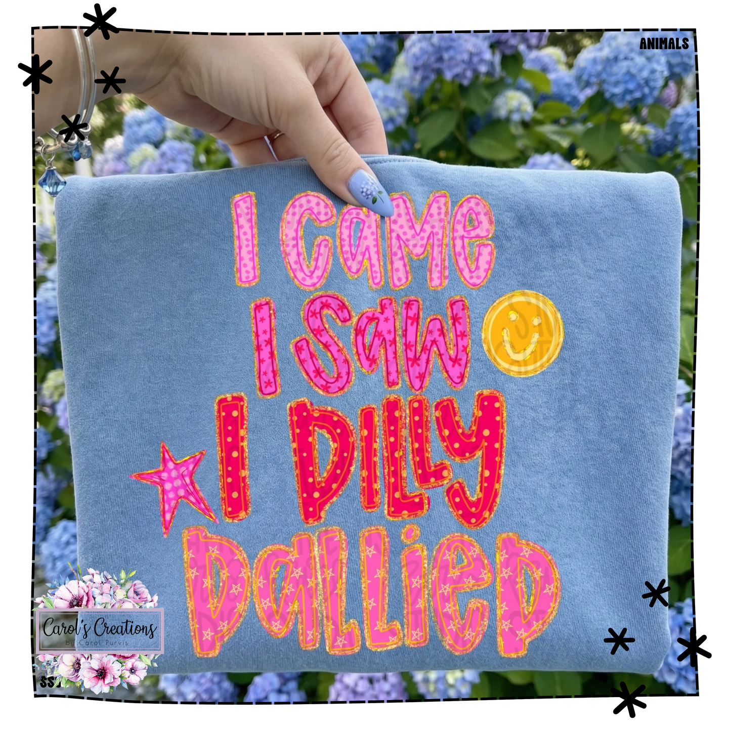 I Came I Saw I Dilly Dallied Adult