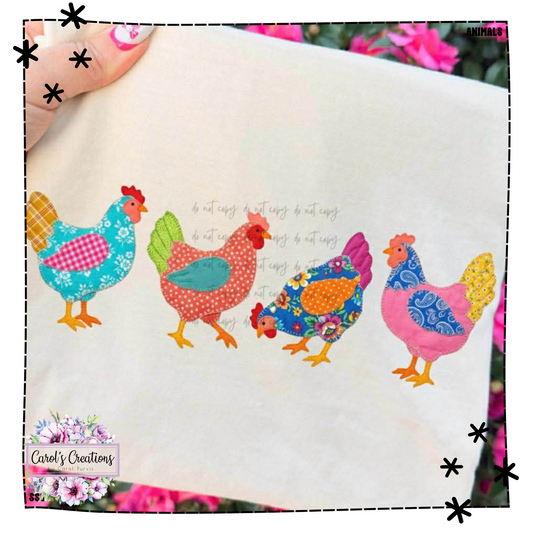 Patchwork Chickens Adult