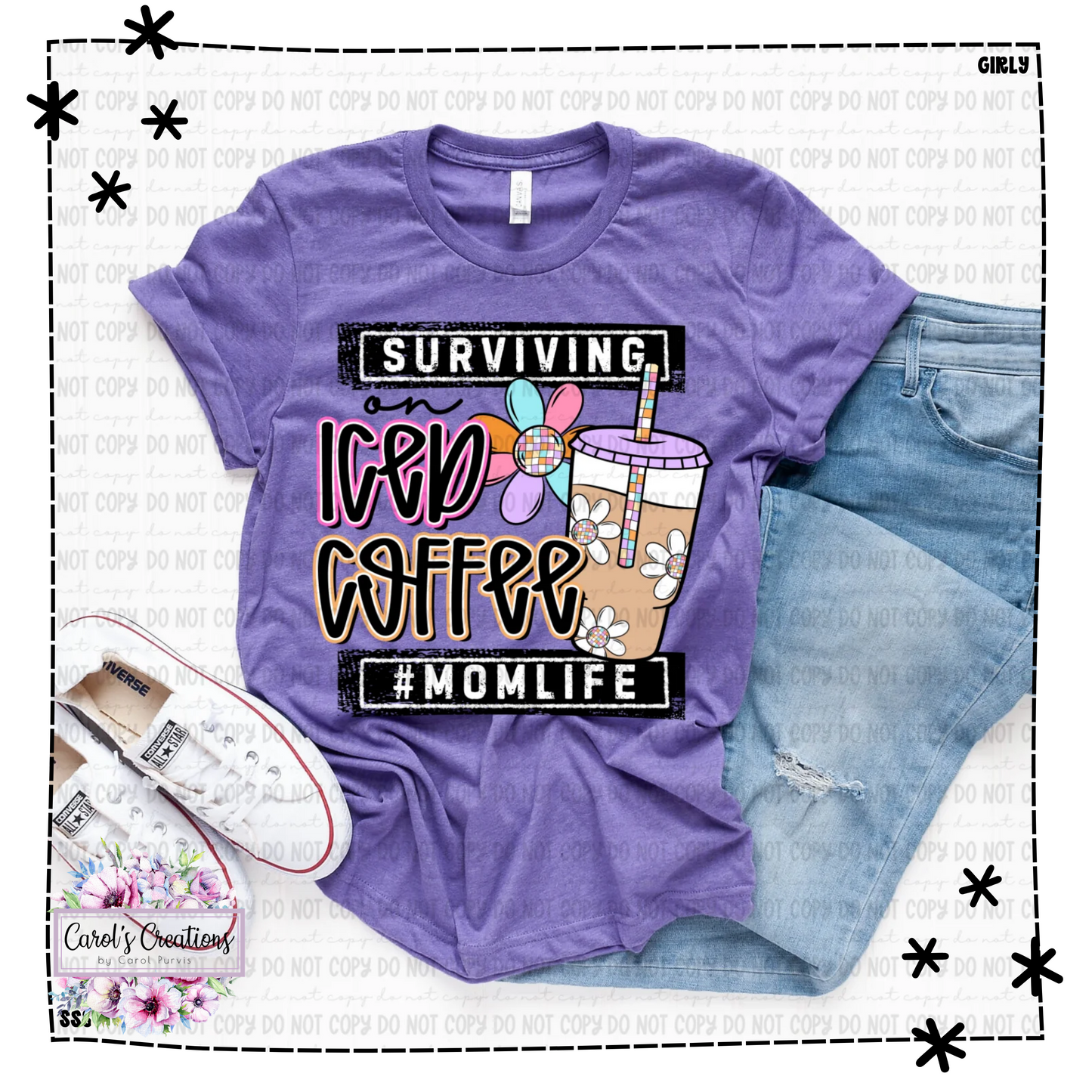 Surviving On Iced Coffee Mom Life Adult